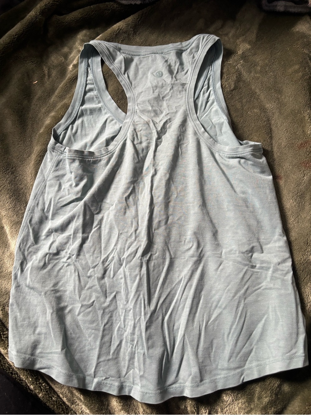 Light green lululemon Racerback Tank - Picture 2 of 3